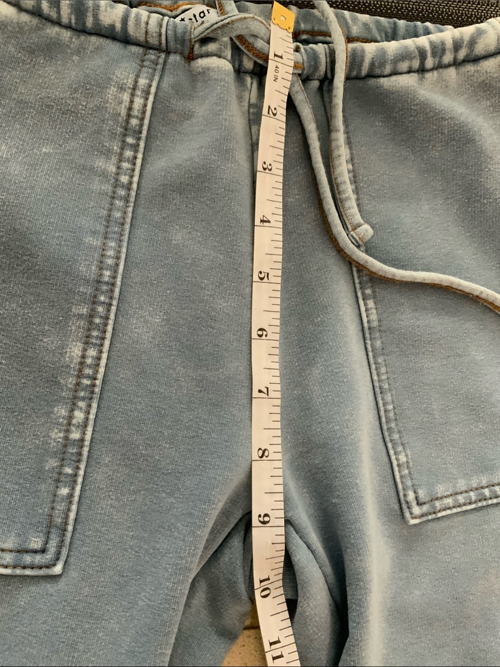 Vanilla Star Light Blue Washed Cargo Jogger Pants - Picture 6 of 8